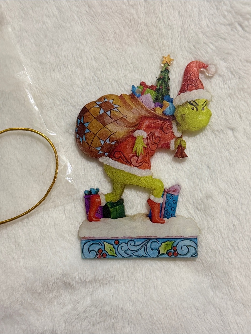 Grinch Shatterproof Acrylic Holiday Ornament